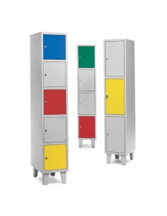 Armario ropero metálico 6 puertas