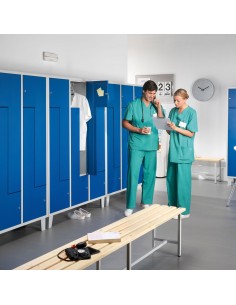 Armario ropero metálico 8 puertas