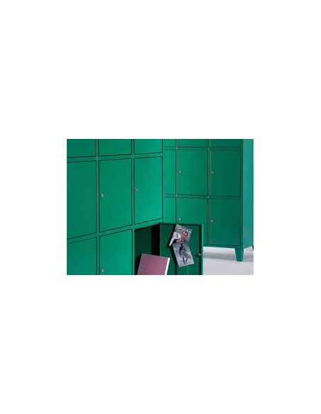 Armario ropero metálico 9 puertas