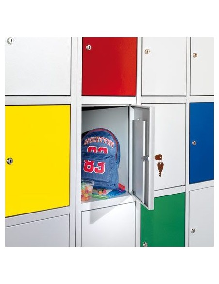 Armario ropero metálico 5 puertas vertical