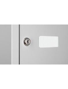 Armario ropero metálico 2 puertas de ancho especial 413 mm
