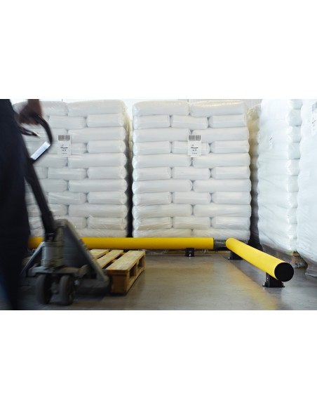 Protecciones de polímero flexible para almacenes