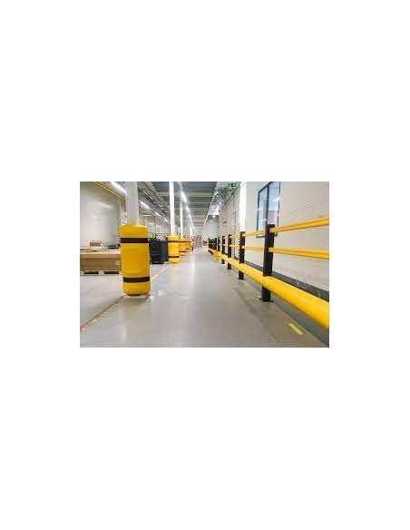 Protecciones de polímero flexible para almacenes