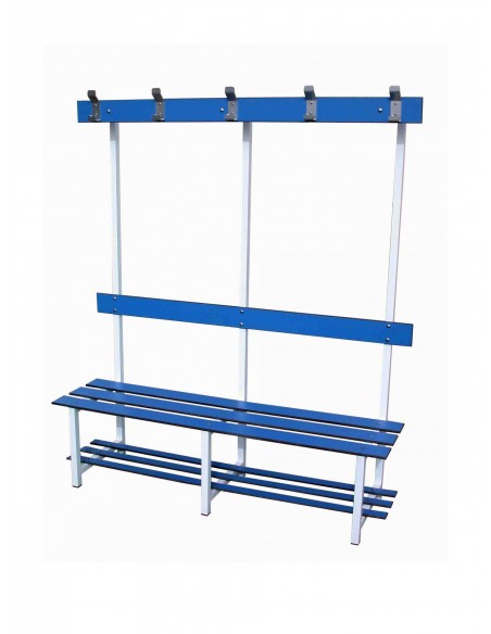 Banco fenólico con perchero