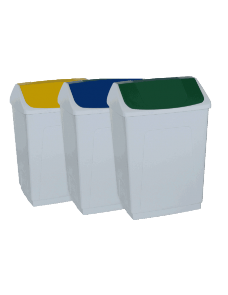 Contenedor 55 litros con tapa basculante