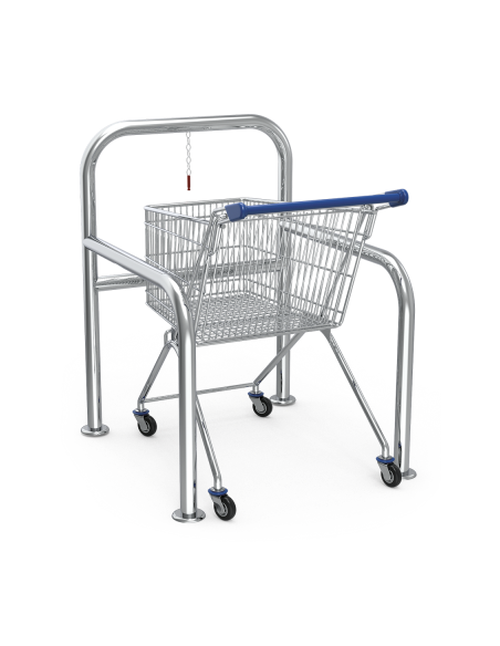 Aparcamiento para carros de supermercado