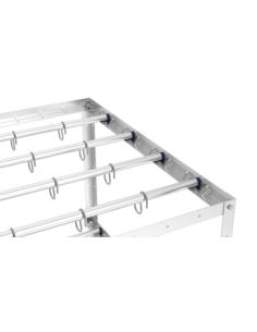 Estantería de acero inoxidable para jamones