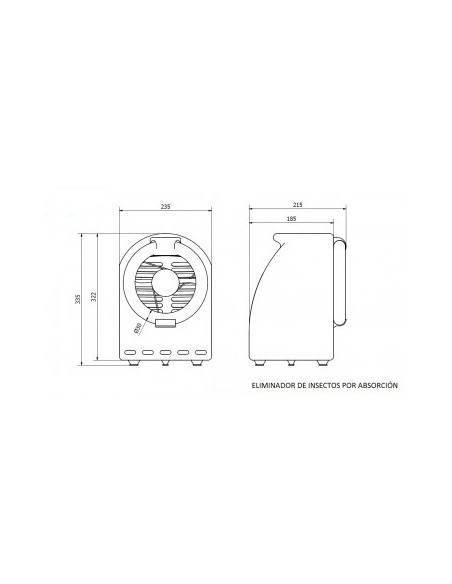 Eliminador de insectos por absorción