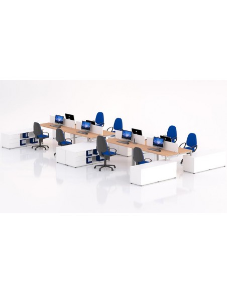 Mesa funcional de oficina modelo Antártida