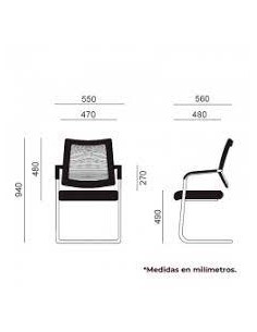 Silla para sala de reuniones Modelo Dial