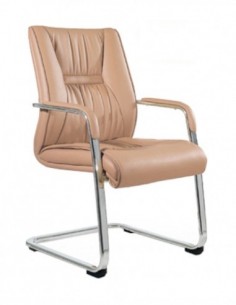 Sillón tapizado en piel...