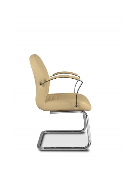 Sillón Dinamarca con patín cromado