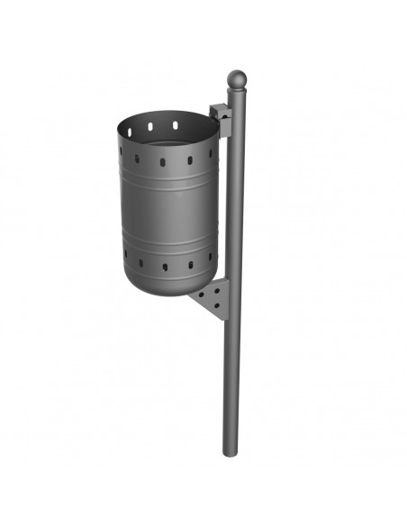 Papelera para exterior clásica