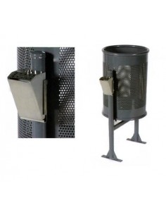 Cenicero adosado para exterior