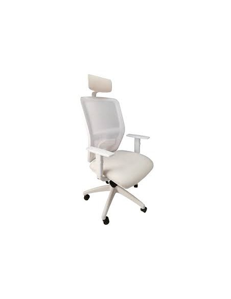 Silla con carcasa blanca modelo Kenia