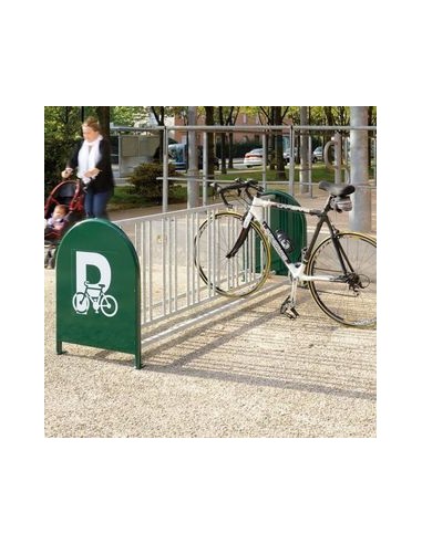 Aparcabicis colectivo de gran capacidad