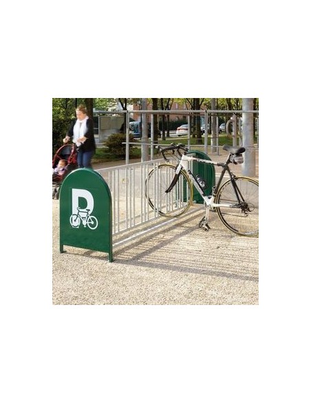 Aparcabicis colectivo de gran capacidad