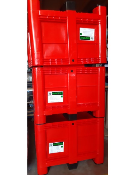 Contenedor sólido 1200x1000 mm. con patas