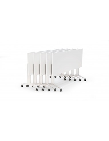 Mesa con ruedas plegable