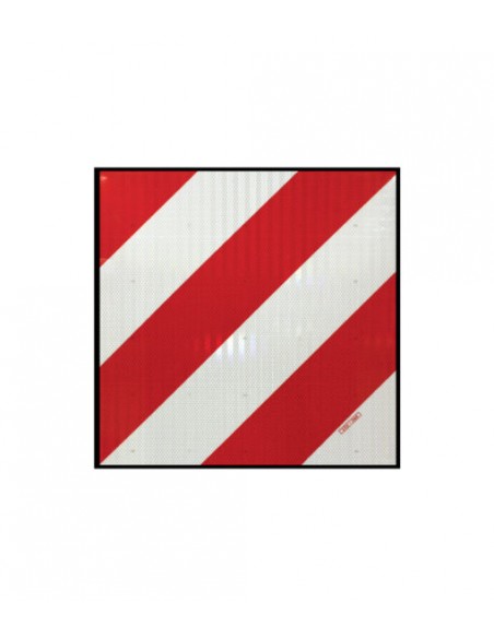 Placa reflectante para señalizar la carga
