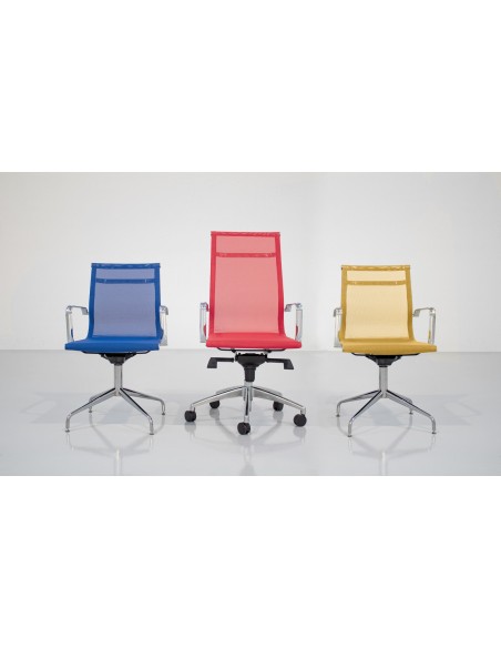 Sillón Grecia en malla con patín