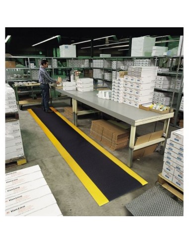 Alfombra ergonómica industrial cargas...