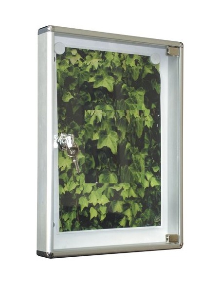 Tablón de anuncios con fondo magnético