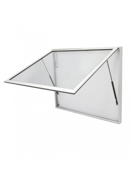 Tablón de anuncios para exterior con luz LED