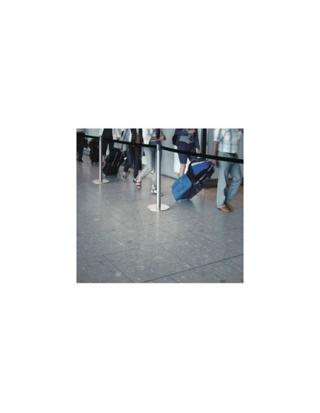 Poste separador fabricado en acero inoxidable