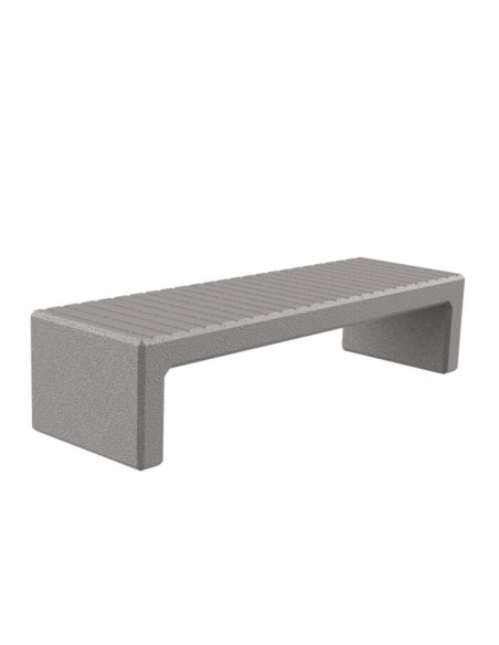 Banco de exterior de polipropileno modelo U