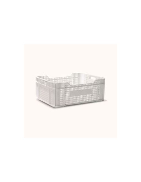 Caja apilable ranurada de 500 x 375 x 195 mm