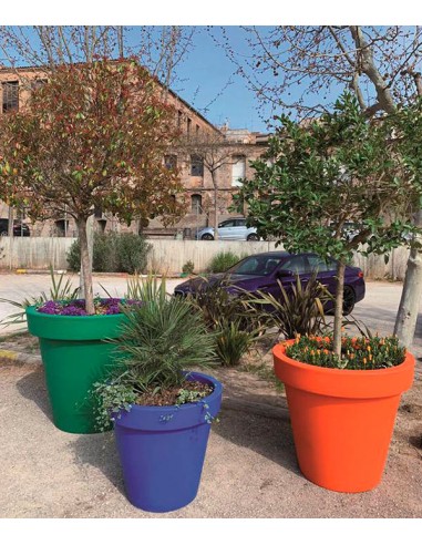 Jardinera de colores en polipropileno