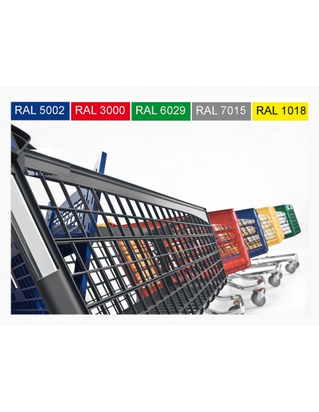 Carro de supermercado en polipropileno