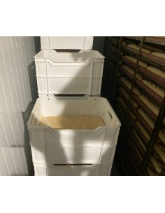 Caja apilable lisa de 500x375x280 mm. masa madre