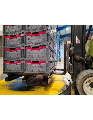 Caja de plástico plegable de varias...