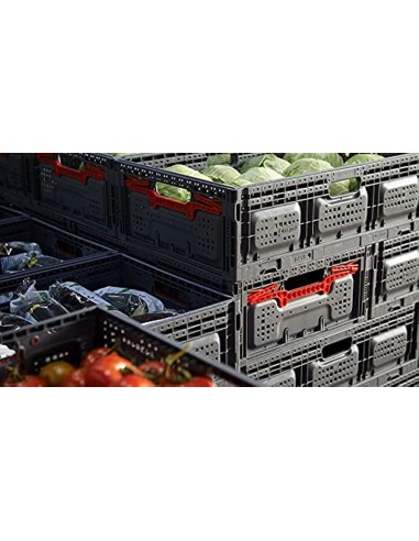 Caja de plástico plegable de varias...