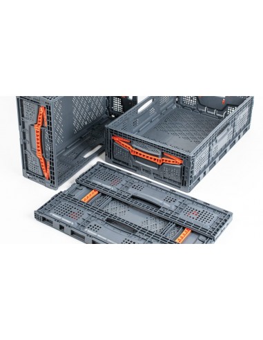 Caja de plástico plegable de varias...