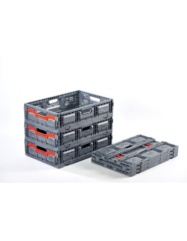 Caja de plástico plegable de varias...