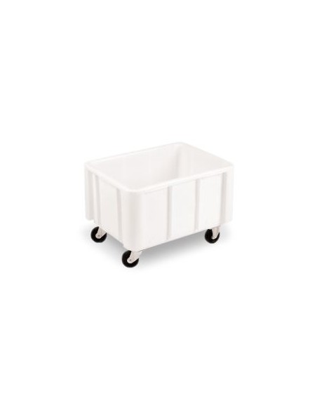 Cubeta con ruedas de 800x600x550 mm.