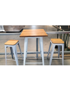 Mesa alta para hostelería