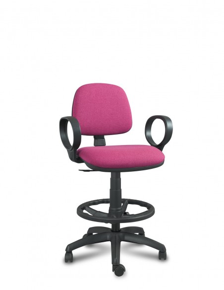 Taburete ergonómico tapizado