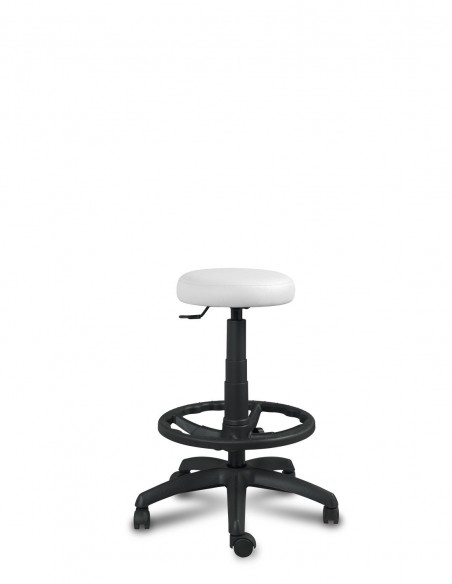 Taburete giratorio con ruedas