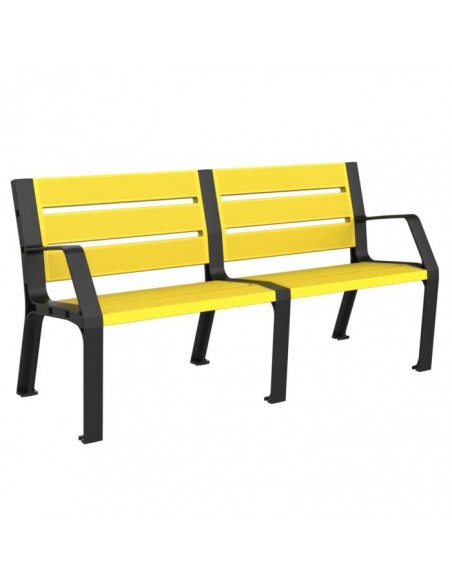 Banco para exterior de polipropileno ecológico