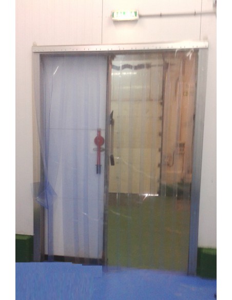 Cortina de tiras de plástico para industria alimentaria