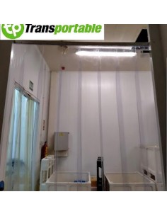 Cortina de tiras de...