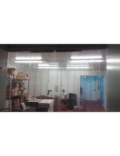 Cortina de tiras de plástico para industria alimentaria
