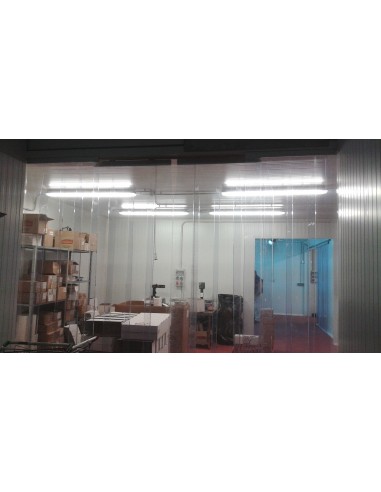 Cortina de tiras de plástico para...