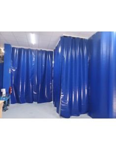 Cortina de lona plástica