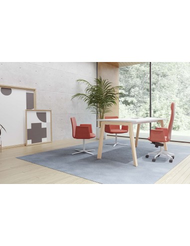 Mesa de oficina Nórdica con patas inclinadas