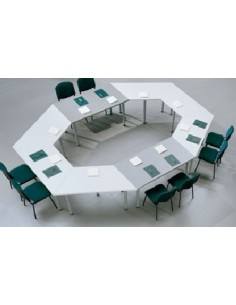 Mesa multifunción trapezoidal